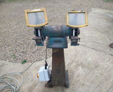 Double ended grinder 8" 415/440v 3 phase industrial on stand