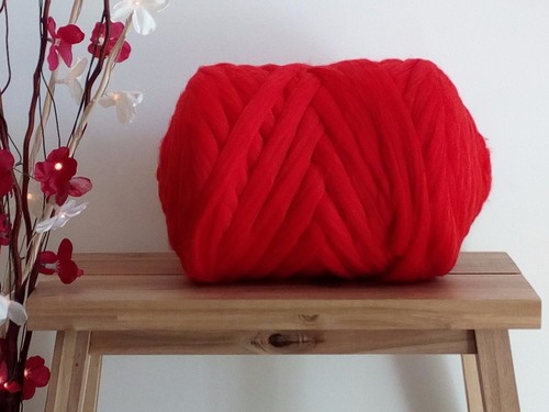 Poppy red merino wool - merino,