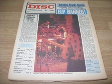 DISC & MUSIC ECHO Newspaper - FEB 13, 1971 - ELP on Cover, LED ZEPPELIN etc
