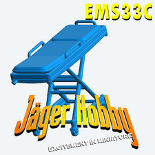 EMS33C – Scale Model Ambulance Stretcher / Gurney
