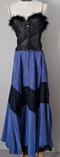 Ladies blue black western - ladies,