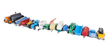 Lot of 16 Vintage Diecast Farm Tractors Trailers Vehicles Matchbox Lesney Ertl