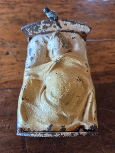 Antique cast iron baby - iron,