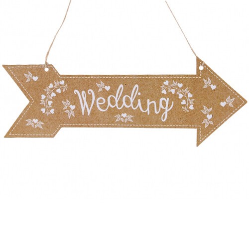 Wedding arrow hanging paper - 3,