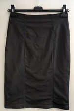 Baylis & Knight black sexy wiggle panelled pencil skirt size 12 good condition 