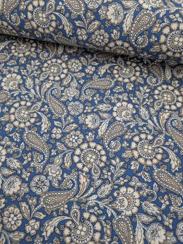 Blue paisley 100 - blue,