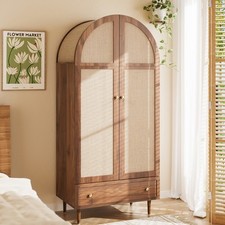 Wooden 2 Door Wardrobe With