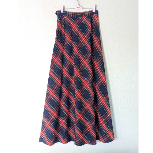 Vintage 70s tartan - vintage, maxi