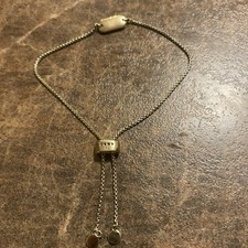 DKNY Gold Tone Slider Bracelet