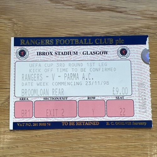 Glasgow rangers parma ac - fc,