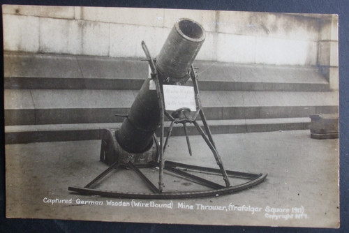 Ww1 rppc german wooden - wooden, mine
