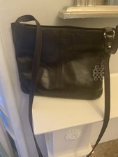 USED [IN EXCELLENT CONDITION], BAILEY& QUINN DARK BROWN LEATHER  CROSSBODY BAG.