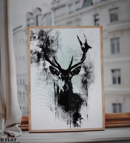 1pc modern minimalist - minimalist, stag