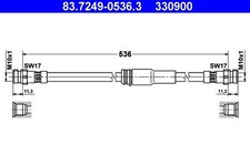 BRAKE HOSE 83.7249-0536.3
