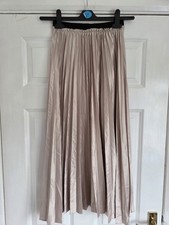 Zara Champagne Satin Pleated