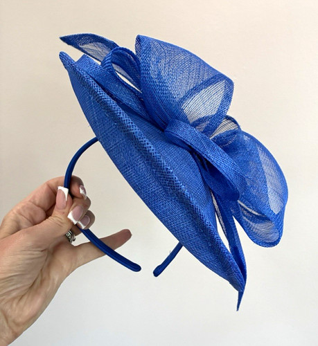 Phase eight blue sinamay bow - phase,
