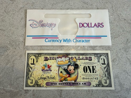 Disney dollar mickey pluto - mickey,