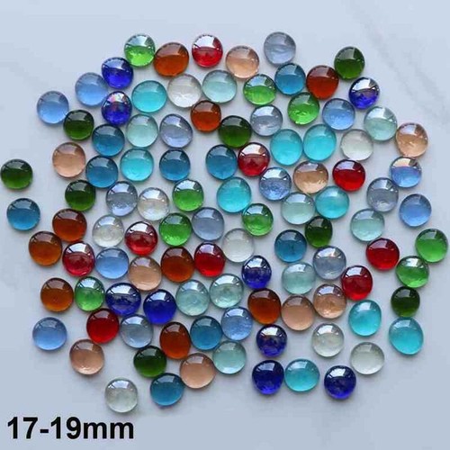 Flat glass nuggets - flat,