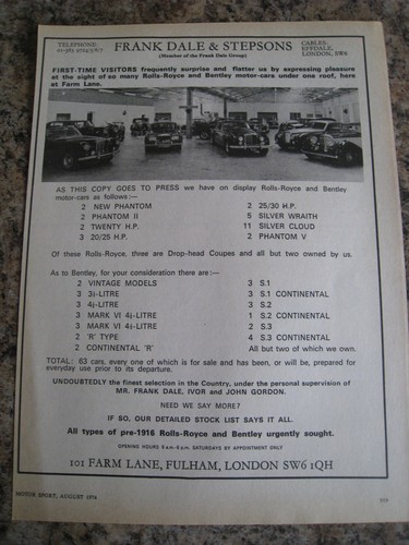 Frank dale stepsons car - dale, &