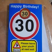 30 today  Birthday Card With