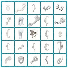 Curtain track gliders fabric - gliders,