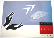 CITROEN DS19 2-LITRE UK SALES BROCHURE c.1956