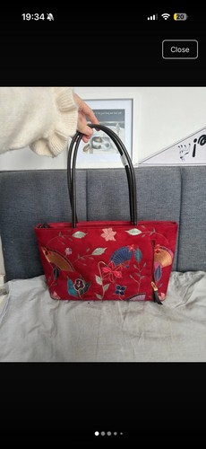 Stunning y2k embroidered red - stunning,