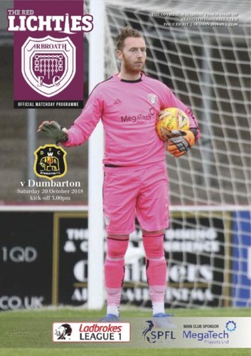 Arbroath 2018 home - arbroath, matchday