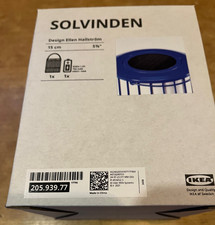 Ikea Solvinden Solar Powered LED Outdoor Indoor Blue 15cm Table light 205.939.77
