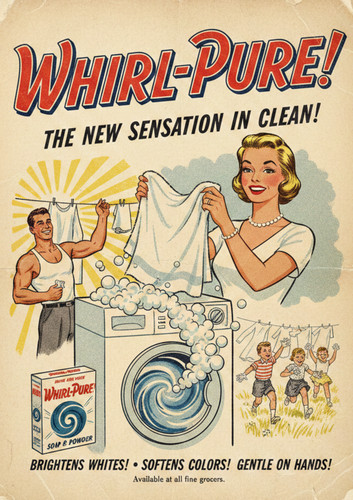 Poster 1950s style - 1950s,