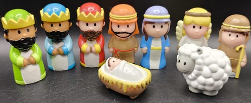 Elc happyland nativity set - happyland,