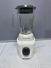 Russell Hobbs Go White 1.5L Glass Jug Blender 550W 27580 White Customer Return