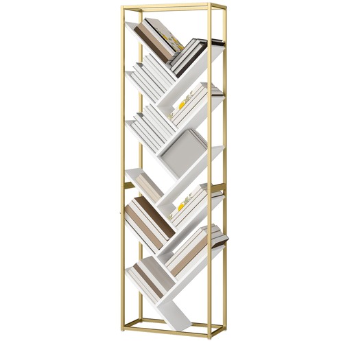 Homcom tier tree bookshelf - 10,