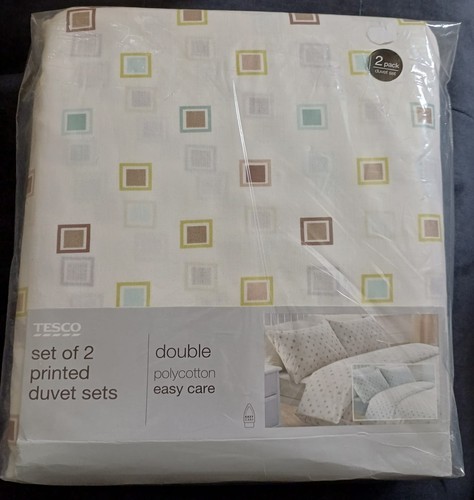 Tesco double duvet pillowcases - tesco,