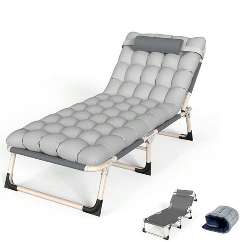 Folding bed with - with, mattress