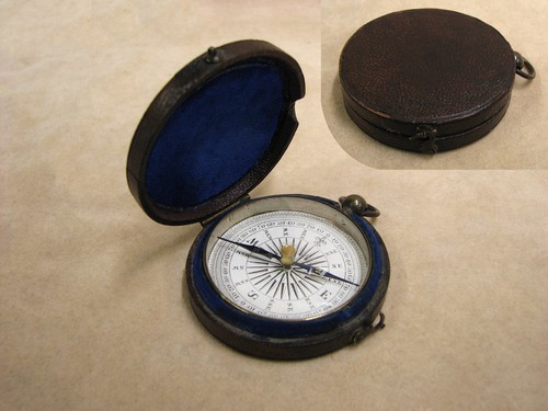 Early victorian pocket - early, compass