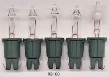 Premier RB100 5 x Spare Inc Fuse Clear Christmas Fairy Lights Bulbs Loose
