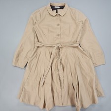 COS Womens Coat Beige 42 Flare