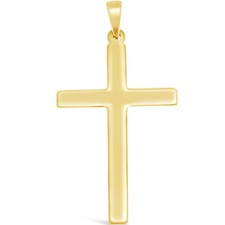 Large Mens 9ct gold Cross