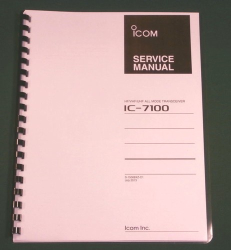 Icom 7100 service manual - icom, ic-7100