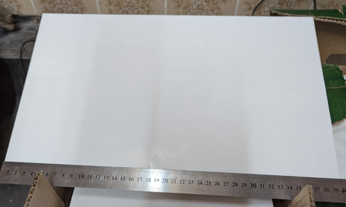 Bumpy white wall tiles - wall,