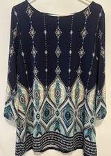 Chico’s Size 2 Large Navy