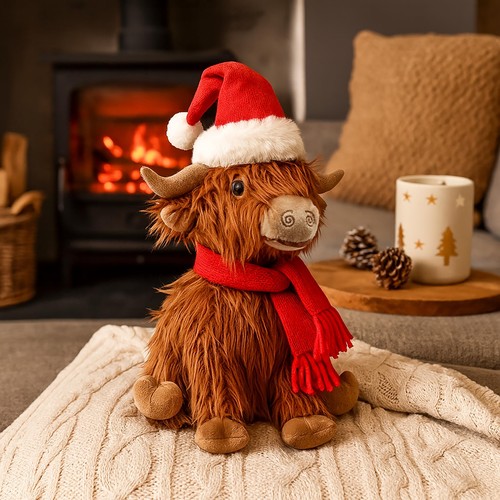 Brown highland cow - highland, cuddly