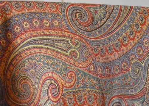 Antique woven silk - , double