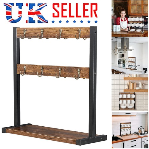 Tabletop wood cup storage - cup, rack