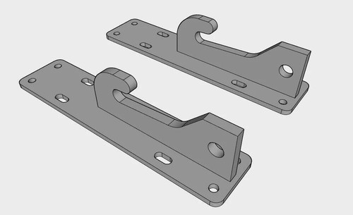 Tanco 2pc bolt - 2pc, brackets