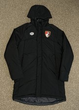AFC Bournemouth Knee-Length Umbro Pro Training Padded Bench Coat, Medium, VGC