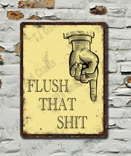Flush that toilet joke - flush,