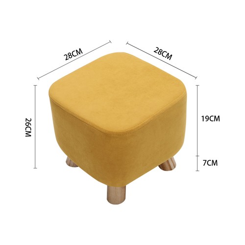 Wooden footstool small foot - footstool,
