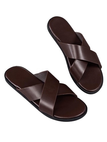 Gorglitter men leather flip - gorglitter,